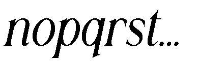 Gold Bachelor Italic Font LOWERCASE