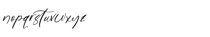 Goldbrush Delights Regular Font LOWERCASE