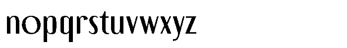 Golden Avenue Font LOWERCASE