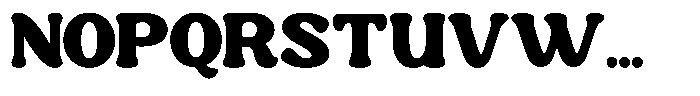 Golden Fat Font UPPERCASE