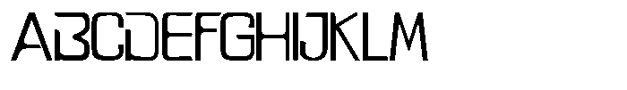 Golden Flute Thin Font UPPERCASE