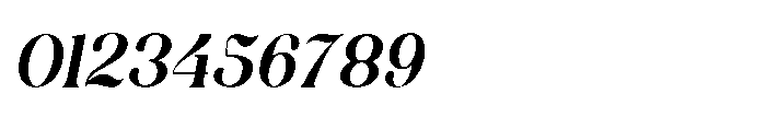 Golden Heritage Italic Font OTHER CHARS