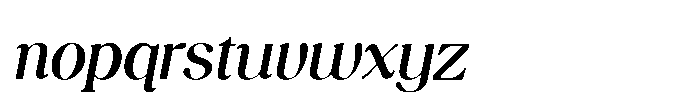 Golden Heritage Italic Font LOWERCASE