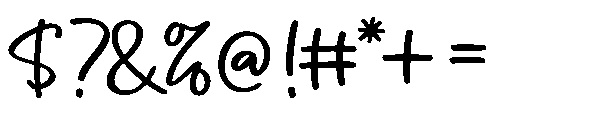 Golden Huston Font OTHER CHARS
