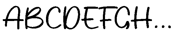 Golden Huston Font UPPERCASE