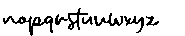 Golden Huston Font LOWERCASE