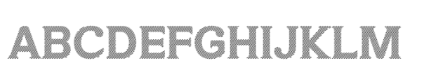Golden Ninety Lined Font UPPERCASE
