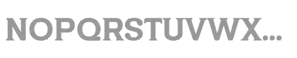 Golden Ninety Lined Font UPPERCASE