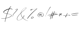 Golden Pair Duo Script Font OTHER CHARS