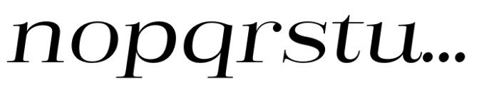 Golden State Serif Italic Exp Font LOWERCASE