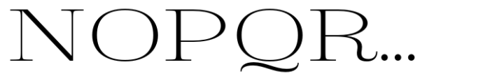 Golden State Serif Thin Exp Font UPPERCASE