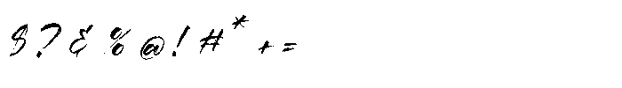 Goldens Blush Regular Font OTHER CHARS