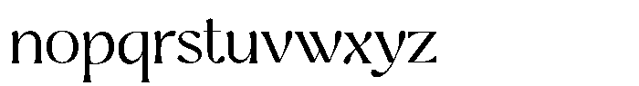 Goldens Font LOWERCASE