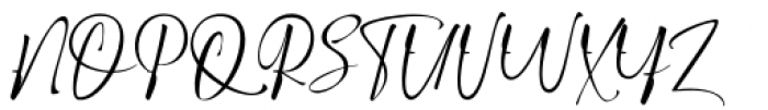 Golding Signature Regular Font UPPERCASE