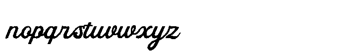 Goldray Club Script Font LOWERCASE