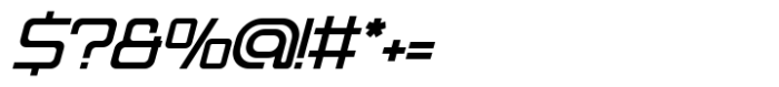 Golgix Oblique Font OTHER CHARS