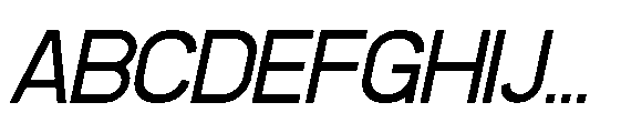 Golmert Italic Font UPPERCASE