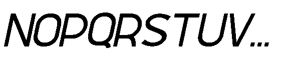 Golmert Italic Font UPPERCASE