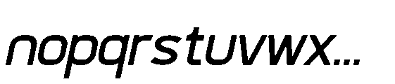 Golmert Italic Font LOWERCASE