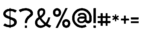 Golmert Regular Font OTHER CHARS