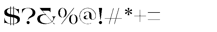 Golniere Font OTHER CHARS