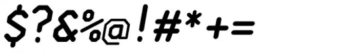 Goma Mono DemiBold Oblique Font OTHER CHARS