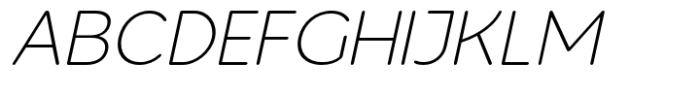 Gomenasans Extra Light Italic Font UPPERCASE