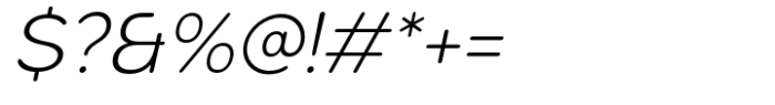 Gomenasans Light Italic Font OTHER CHARS