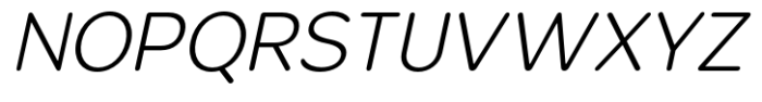 Gomenasans Light Italic Font UPPERCASE