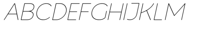 Gomenasans Thin Italic Font UPPERCASE