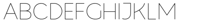 Gomenasans Thin Font UPPERCASE