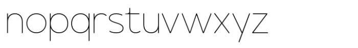 Gomenasans Thin Font LOWERCASE