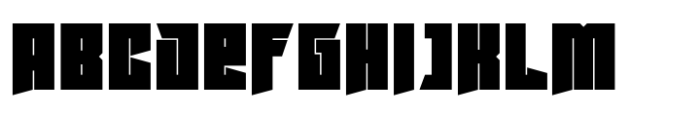 Gomin Cut Black Font UPPERCASE