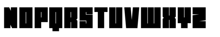 Gomin St Black Font UPPERCASE