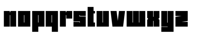 Gomin St Black Font LOWERCASE