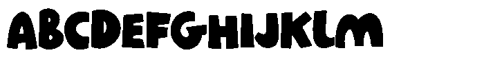 Gomy Font UPPERCASE