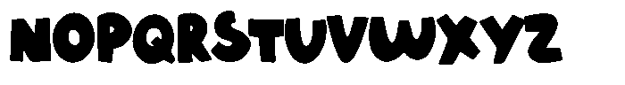 Gomy Font UPPERCASE