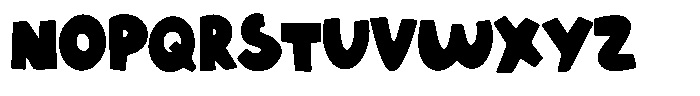 Gomy Font LOWERCASE