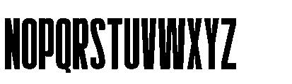 Gondens Font UPPERCASE