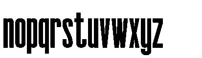 Gondens Font LOWERCASE