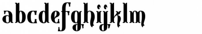 Gondolieri Condensed Bold Font LOWERCASE
