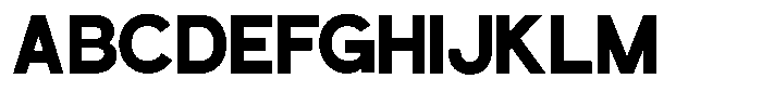 Gonelo Font UPPERCASE
