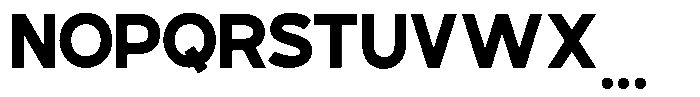 Gonelo Font UPPERCASE