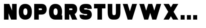 Gonero Black Condensed Font UPPERCASE