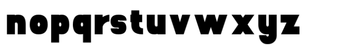 Gonero Black Condensed Font LOWERCASE