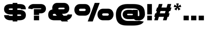 Gonero Black Expanded Font OTHER CHARS