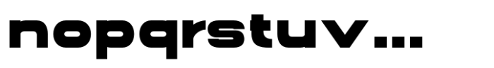 Gonero Black Expanded Font LOWERCASE