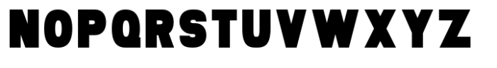 Gonero Black Extra Condensed Font UPPERCASE
