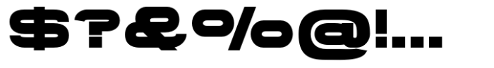 Gonero Black Extra Expanded Font OTHER CHARS