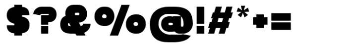 Gonero Black Semi Condensed Font OTHER CHARS